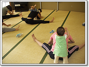 子連れでヨガ