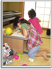 子連れでヨガ